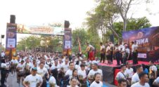 Ket Foto: Suasana Start Peserta PRIMA Trail Run 2026 di Pandawa - Badung.